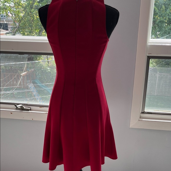 Elegant Red Elizabeth and James Sleeveless Fit and Flare Dress Sz 4 - Picture 4 of 5